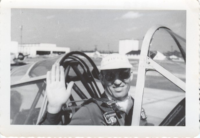 1954 - Dad in AT-6G Texan, Bartow AFB - Lakeland, FL.jpg